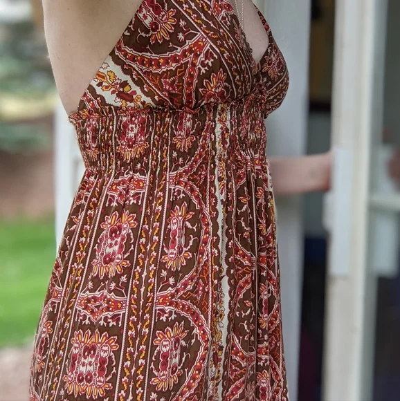 Gianni Bini silk halter maxi dress - Picture 2 of 8